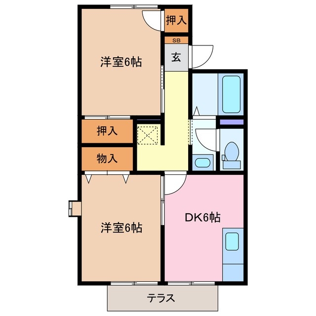 1階の間取り図