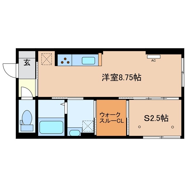 2階の間取り図