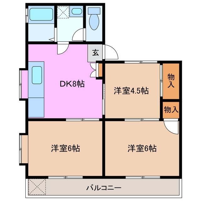 1階の間取り図