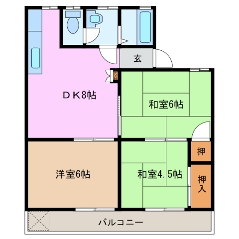 1階の間取り図