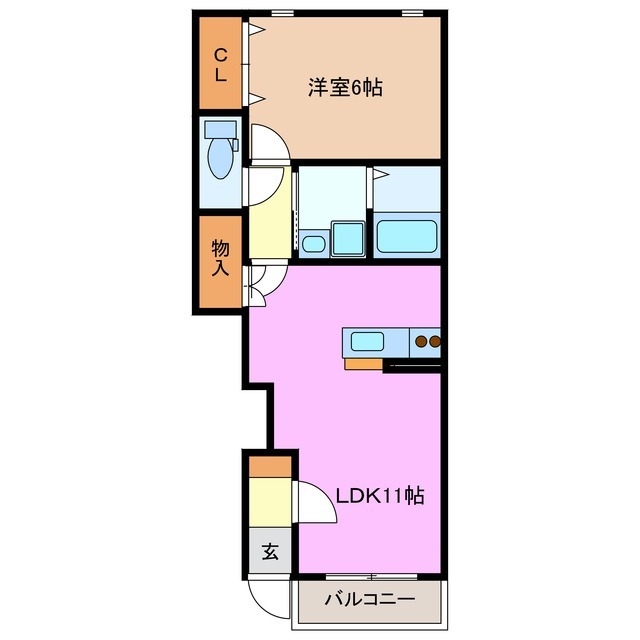 1階の間取り図