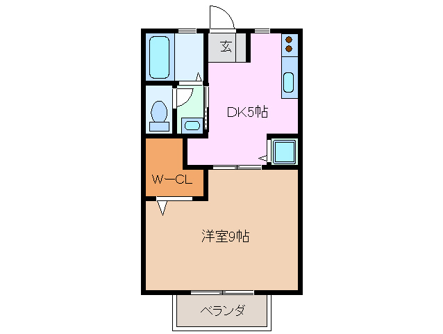 1階の間取り図