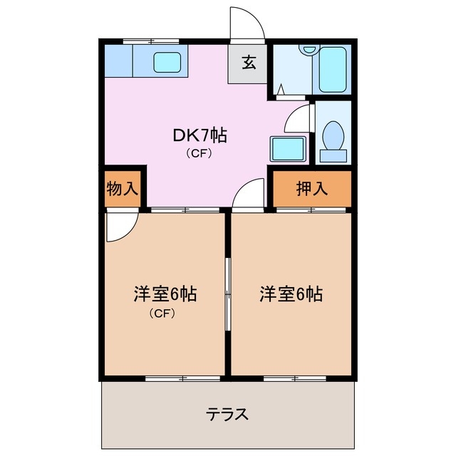 1階の間取り図