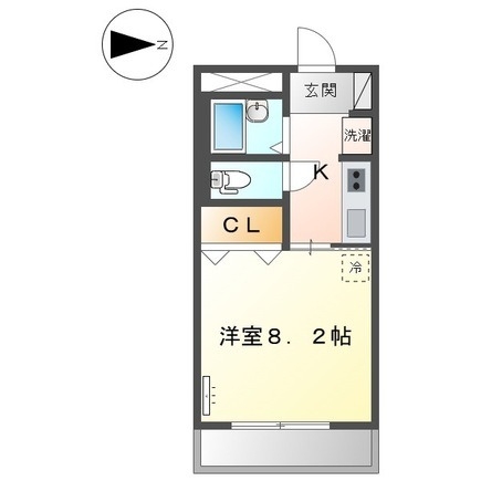 2階の間取り図