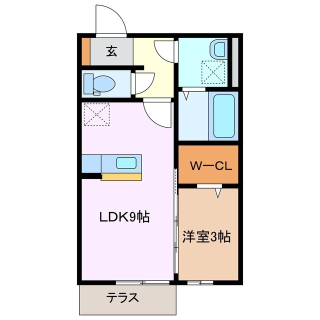 1階の間取り図