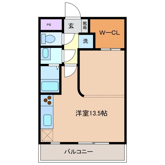 2階の間取り図