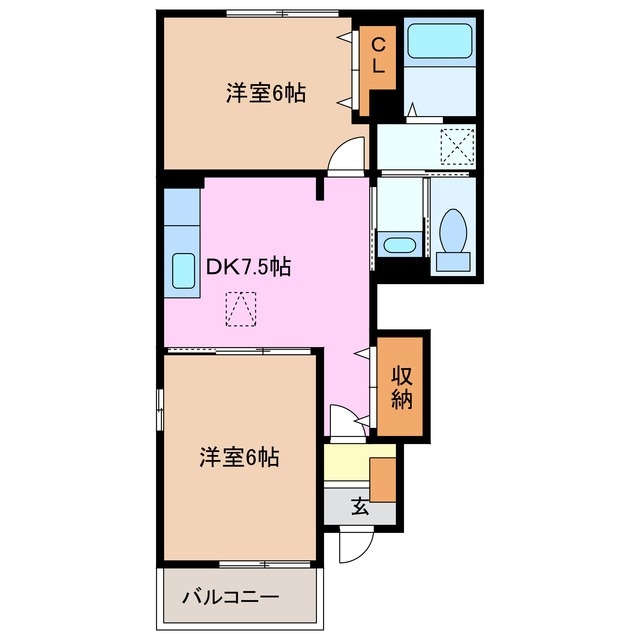 1階の間取り図
