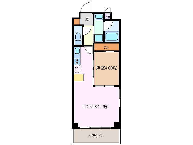 11階の間取り図