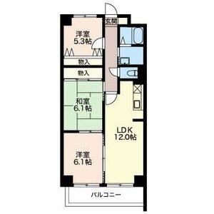 4階の間取り図