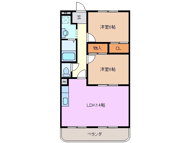 3階の間取り図