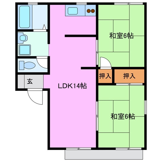 1階の間取り図