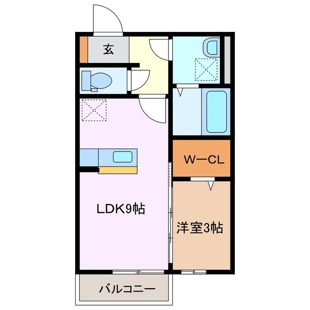 2階の間取り図