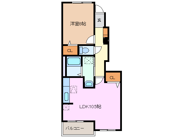 1階の間取り図