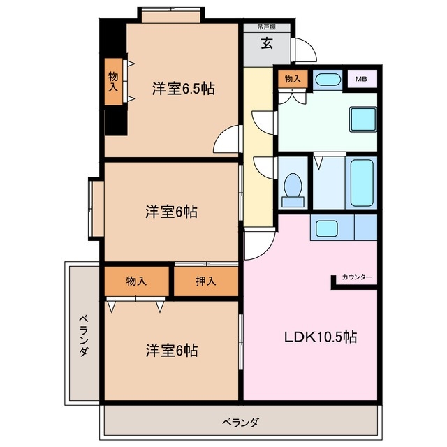 5階の間取り図