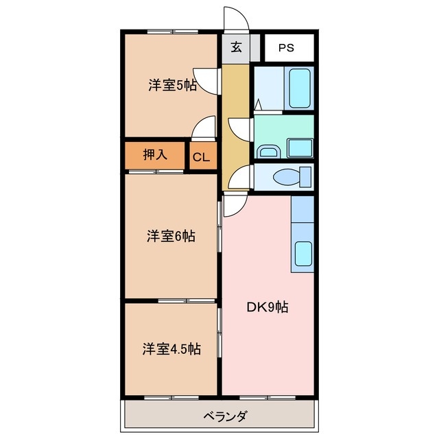 5階の間取り図