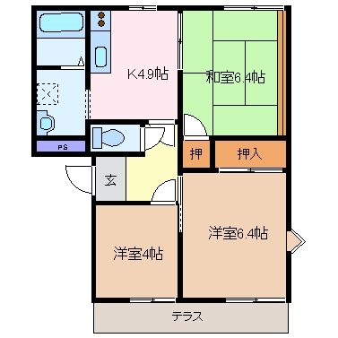 1階の間取り図