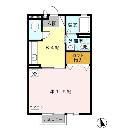 2階の間取り図