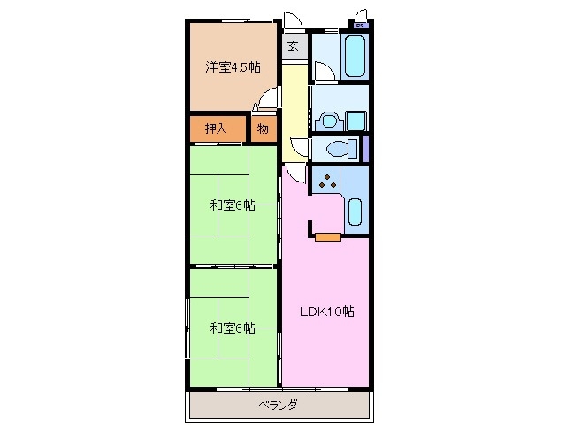 1階の間取り図