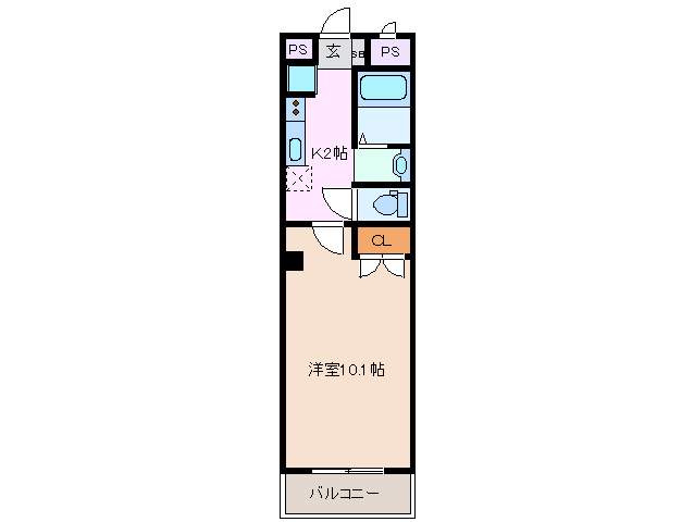 4階の間取り図