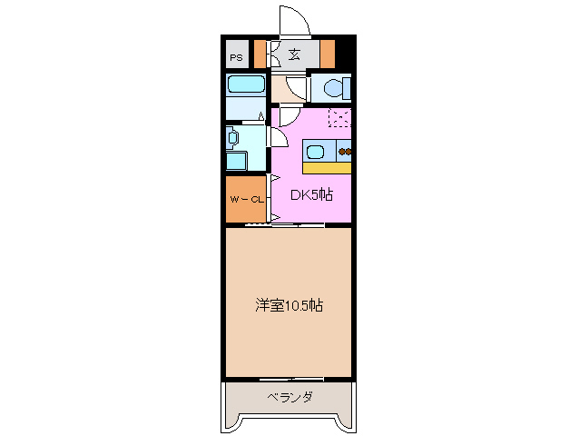 6階の間取り図