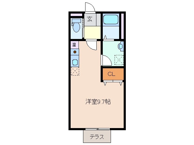 2階の間取り図