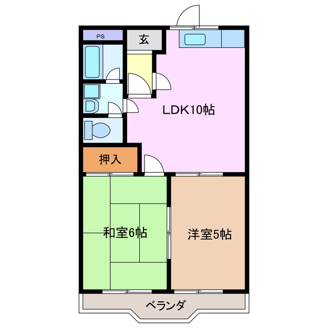 4階の間取り図
