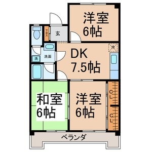 3階の間取り図