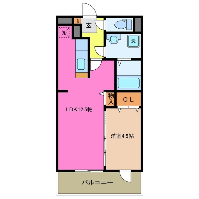 1階の間取り図