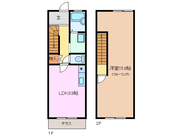 1階の間取り図