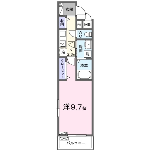 1階の間取り図