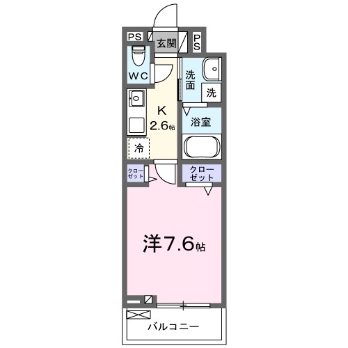 2階の間取り図