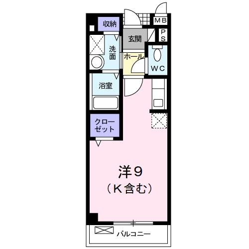 2階の間取り図