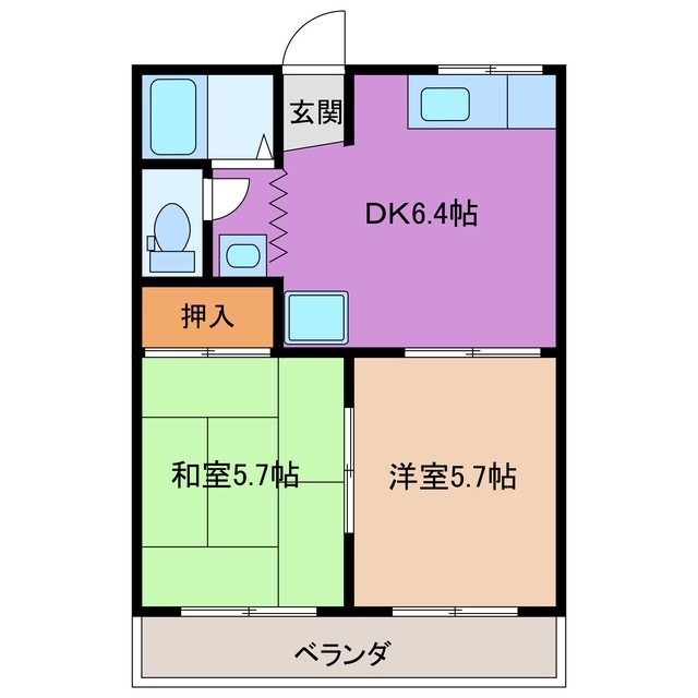 1階の間取り図