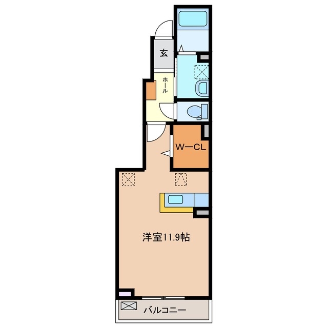1階の間取り図