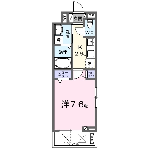 2階の間取り図