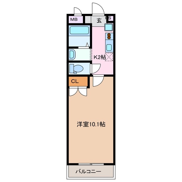 4階の間取り図