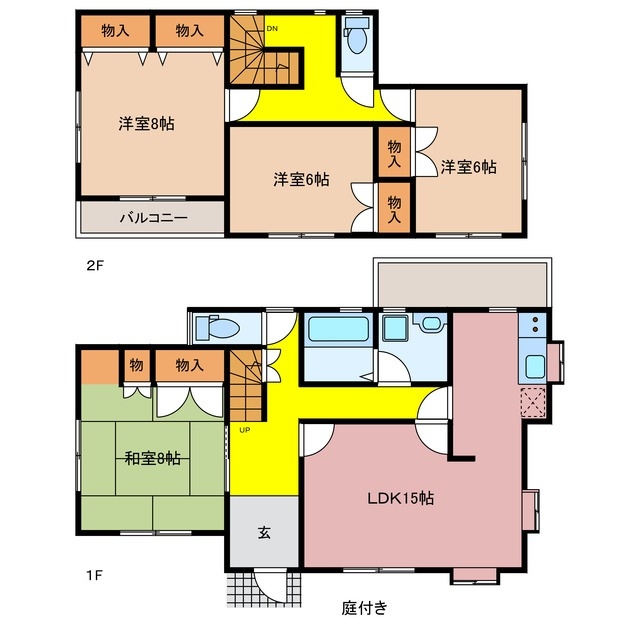 1階の間取り図