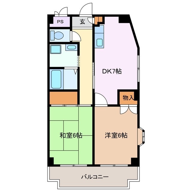 4階の間取り図
