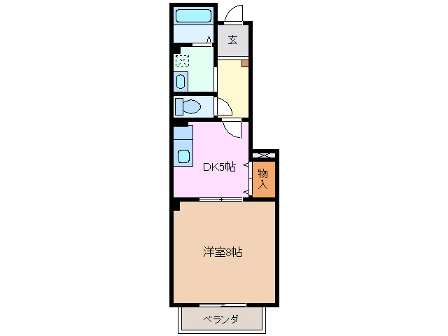 1階の間取り図