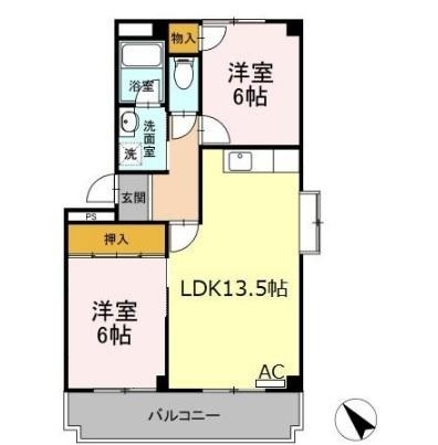 1階の間取り図