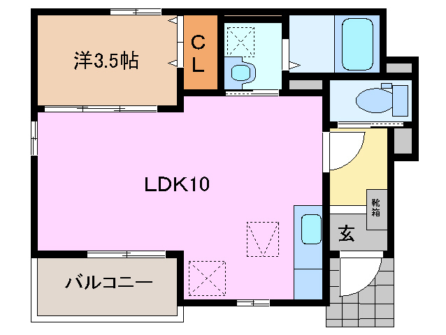 1階の間取り図