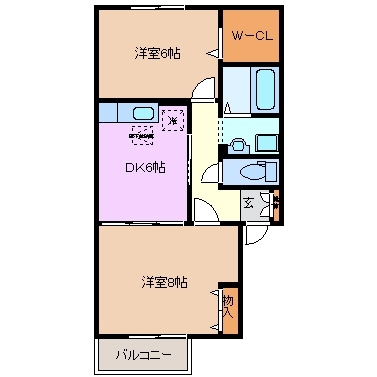 1階の間取り図