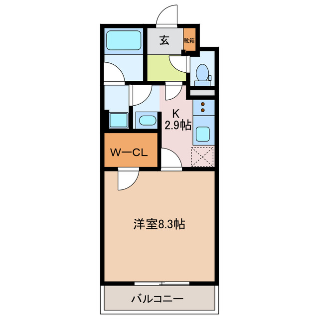 1階の間取り図