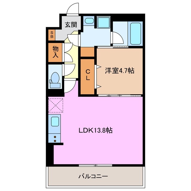 2階の間取り図