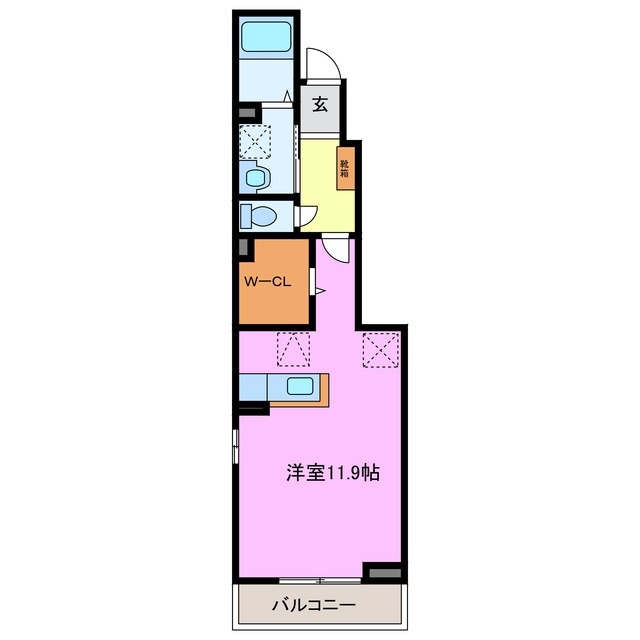 1階の間取り図