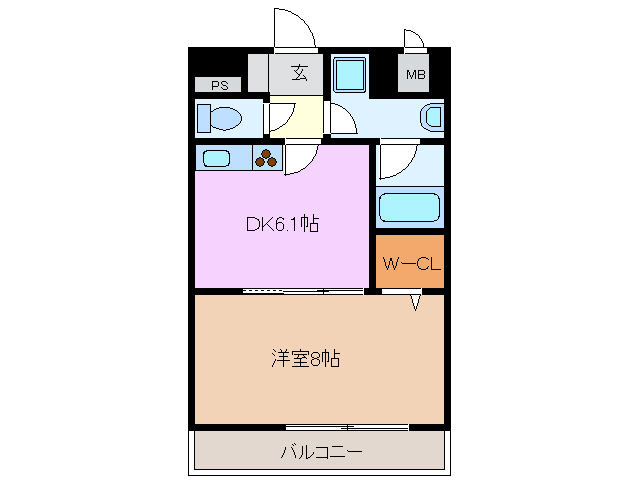 1階の間取り図