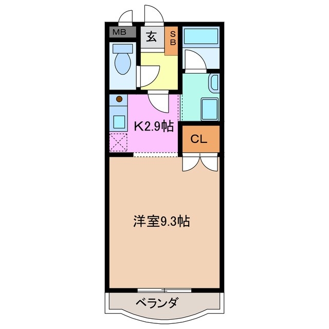 1階の間取り図