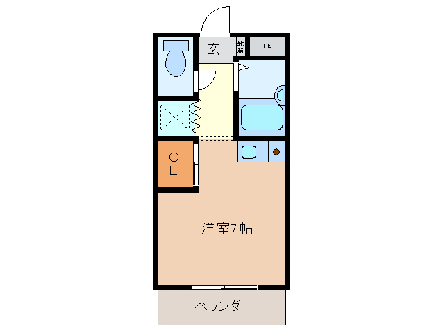 4階の間取り図