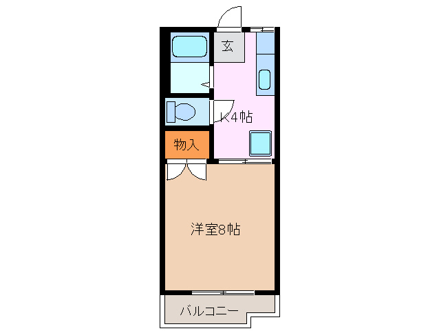 2階の間取り図