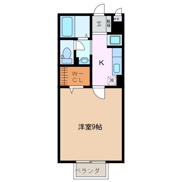 1階の間取り図